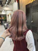 ヴァイス 渋谷店(VAICE)&nbsp;ペールピンク/ピンクカラー/黒メッシュ