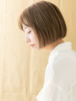 カバーヘア ブリス 戸田公園西口店(COVER HAIR bliss)&nbsp;ミルクティーブロンド似合わせカット丸みボブX戸田公園20代30代