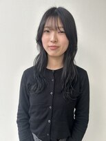 Folklore【フォークロア】翠町支店　《髪質改善サロン》&nbsp;ダークグレー　ロングレイヤー