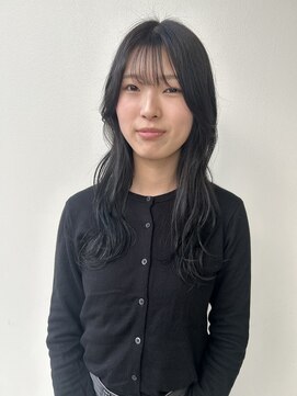 Folklore【フォークロア】翠町支店　《髪質改善サロン》 ダークグレー　ロングレイヤー