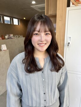 ヌーク(nook.) イメチェン/ピンクベージュ/アンブレラカラー/前髪/佐賀