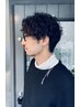 ★メンズ限定 カット+パーマ+マイクロバブルスパ 13600