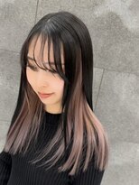 ギーク(Geek)&nbsp;【Geek春日井】似合わせカット×インナーピンク《担当　篠原》