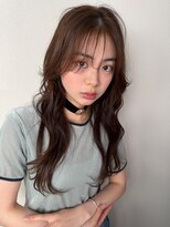 ロッカ 銀座中央通り店(LOCCA)&nbsp;骨格ウェーブタイプに似合うひし形セミロング