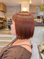ヘアサロン アンフェール(Hair Salon Amfaire) 小林/テラコッタカラーBob