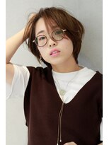 テラ(terra)&nbsp;ブラウン系　ナチュラルショートボブ