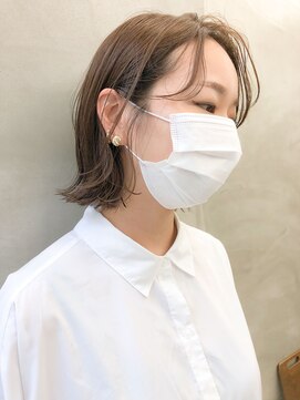 ソーコ 渋谷(SOCO) ＊【SUN】イルミナカラー外ハネボブブラウンベージュ
