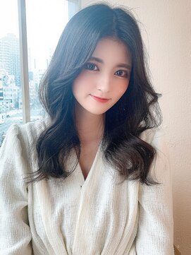 アフロート ディル(AFLOAT D'L) ネイビージュ/チェリーブラウン/くびれヘア/コンマヘア