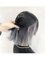 バトー(bAteAu)&nbsp;パープル、インナーカラー、グラデーション、エクステ、イルミナ