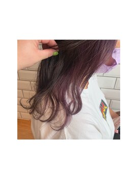 ミルコ 蕨店(milco) ○ く す み パ ー プ ル イ ヤ リ ン グ カ ラ ー