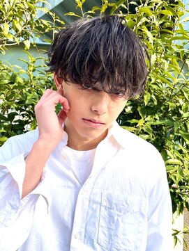 エリマ 調布(elima) ツーブロック波巻きスパイラルパーマツイストスパイラルパーマ