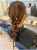 結婚式ヘアセット☆