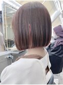 スッとまとまる縮毛矯正ボブ