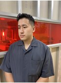 MEN'SHAIRツーブロック束感ショート波巻きハイライト81