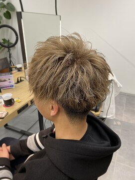 ウェーブ(WAVE) 【王道マッシュ】ミルクティー/マッシュショート/ツーブロック