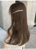 ブリーチを使わないミルクティーベージュ◎