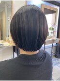 絹髪再現 美髪ストレートヘア(30代前半・くせ毛改善)
