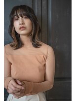 ヘアーラニッシュ 船橋店(hair Lanish)&nbsp;インナーカラー/大人のミディアムレイヤー