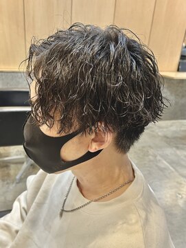 ニアウ 伊勢崎連取店(Niau) メンズマッシュパーマツイストスパイラルパーマ波巻きパーマ