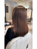 20代30代40代髪質改善肩ラインミルクティベージュ透明感