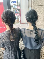 ツミキ(Tsumiki.)&nbsp;編みおろしヘアアレンジ