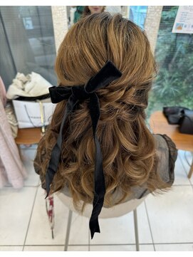 ヘアメイク マリア 福岡天神西通り(hair make MARIA) ハーフアップ