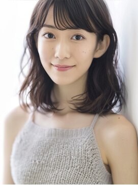 アルトリスト(Altruist Aging×HAIR&SPA) ★ダークアッシュ大人ガーリーボブ着物ミディアムレイヤーカット