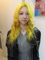 クペウ ローウェン(cope'u ROWEN)&nbsp;デザインカラー/レイヤーカット/ウェットヘア/オリーブベージュ