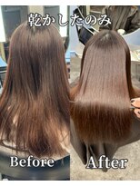 ジーナ 池袋(Zina)&nbsp;【無加工】premium艶髪ストレートで乾かすだけで理想の髪質に！