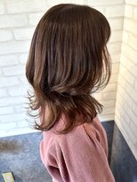 ルノン フィージュ(LUNON fieju)&nbsp;ミディアムレイヤー/ブリーチ無し/ツヤカラー/ブラウン