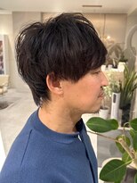 ミズチャーム(Ms.CHARM)&nbsp;マッシュ/メンズカット/清潔感/パーマ/ツーブロック/40代髪型