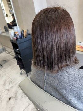 キング(K!ng) 縮毛矯正髪質改善ハイライトレイヤーカット楠葉美容室エクステ