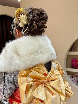 ヒビヲ(HIBIO) 横浜卒業式ヘアセット着付け袴ハイトーンカラーダブルカラー韓国