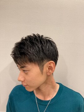 銀座マツナガ 神田店 20代30代王道大人オシャレ刈り上げツーブロックアップバング