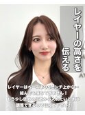 前髪顔まわり韓国ヘアレイヤーカットサイドバンク2wayバンク韓国