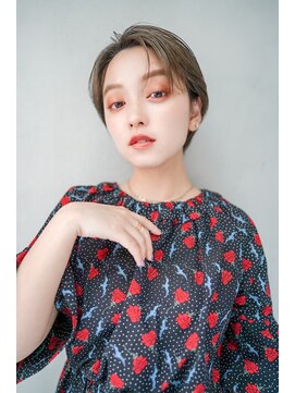 ギークス(GEEKS) 【GEEKS渋谷】クールショート/オリーブベージュ/夏ヘア/20代30代