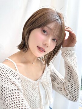 トイロ 横浜(Toiro) 20代30代40代◎首が綺麗に見える切りっぱなしボブ