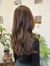 ヘアカラー＋プレミアムトリートメント＋マッサージシャンプー　￥11000