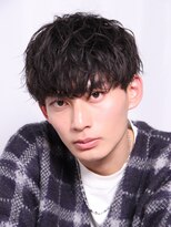 ネイビー(NAVY)&nbsp;コンパクトでナチュラル シャドウパーマ