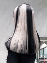 アルバム 池袋(ALBUM)&nbsp;ロング美髪おくれ毛韓国ヘアホワイトブロンド_ba546042