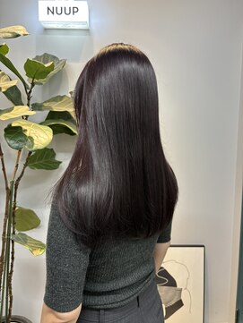 ヌープヘアーアイス(NUUP.hair ici) ★ブリーチなしアプリコットオレンジボルドーワインレッドピンク