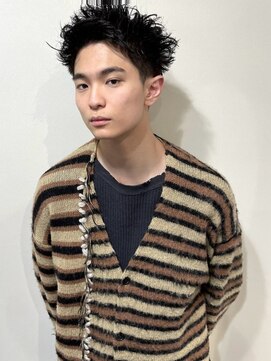 ヨハク メンズ 大阪梅田中崎町(yohaku メンズ) <59>ツイストピンパーマ×スパイキーショート×メンズカット