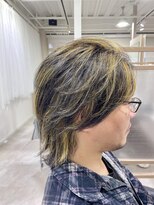 桂メンズサロン バイ ポリッシュ(桂メンズサロン by POLISH)&nbsp;ウルフ×ハイライト