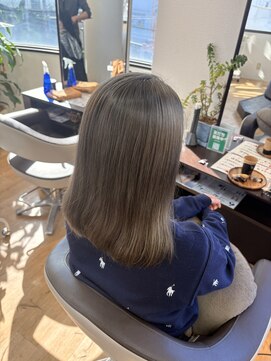 ライフメイクシベル 東林間(Life make siblles) ブリーチ必須 アッシュベージュ