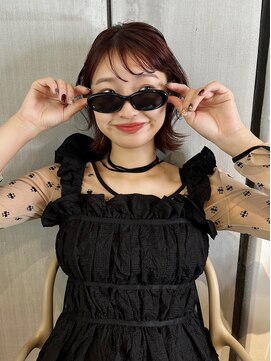 ロンプ(romp) ガーリー外ハネ大人ボブromp佐々木iii