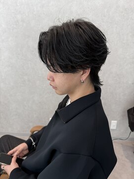 ジーナ 天神(Zina) フェザーパーマ/毛流れパーマ【福岡/天神/メンズサロン】