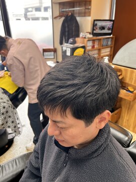 HAIRFREEDOM BARBER TAKAMIZO【ヘアフリーダムバーバータカミゾ】 ミディアムカット