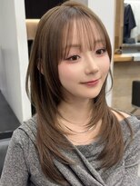 アビー(ABBEY3) 顔まわりカットくびれレイヤー小顔カット韓国ヘア