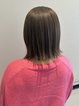 チーモ ハッピー ヘア メイク(CheeMo happy hair make) オリーブベージュ×髪質改善TOKIOトリートメント