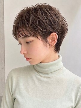 トリッカ 銀座(tricca) ショートパーマ/ショート/ラフパーマ/ニュアンスパーマ/小顔